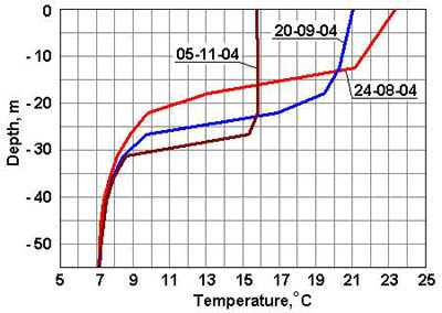 Examples of temperature profiles